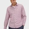 Comfort Fit- Camisa - Burgundy White -Blen Ropa Comercio a6a4ebad19804d6cb165de729b85e765