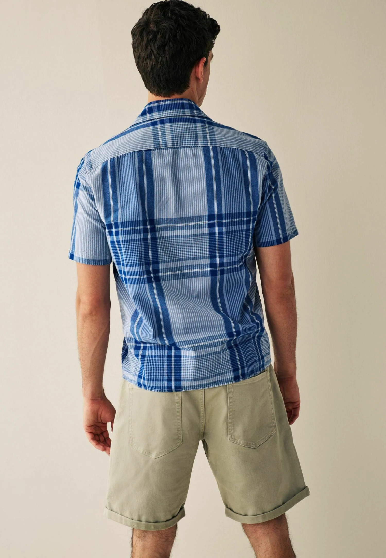 Next Textured Check Standard - Camisa - Navy Blue 4 Next Textured Check Standard - Camisa - Navy Blue - Imagen 2