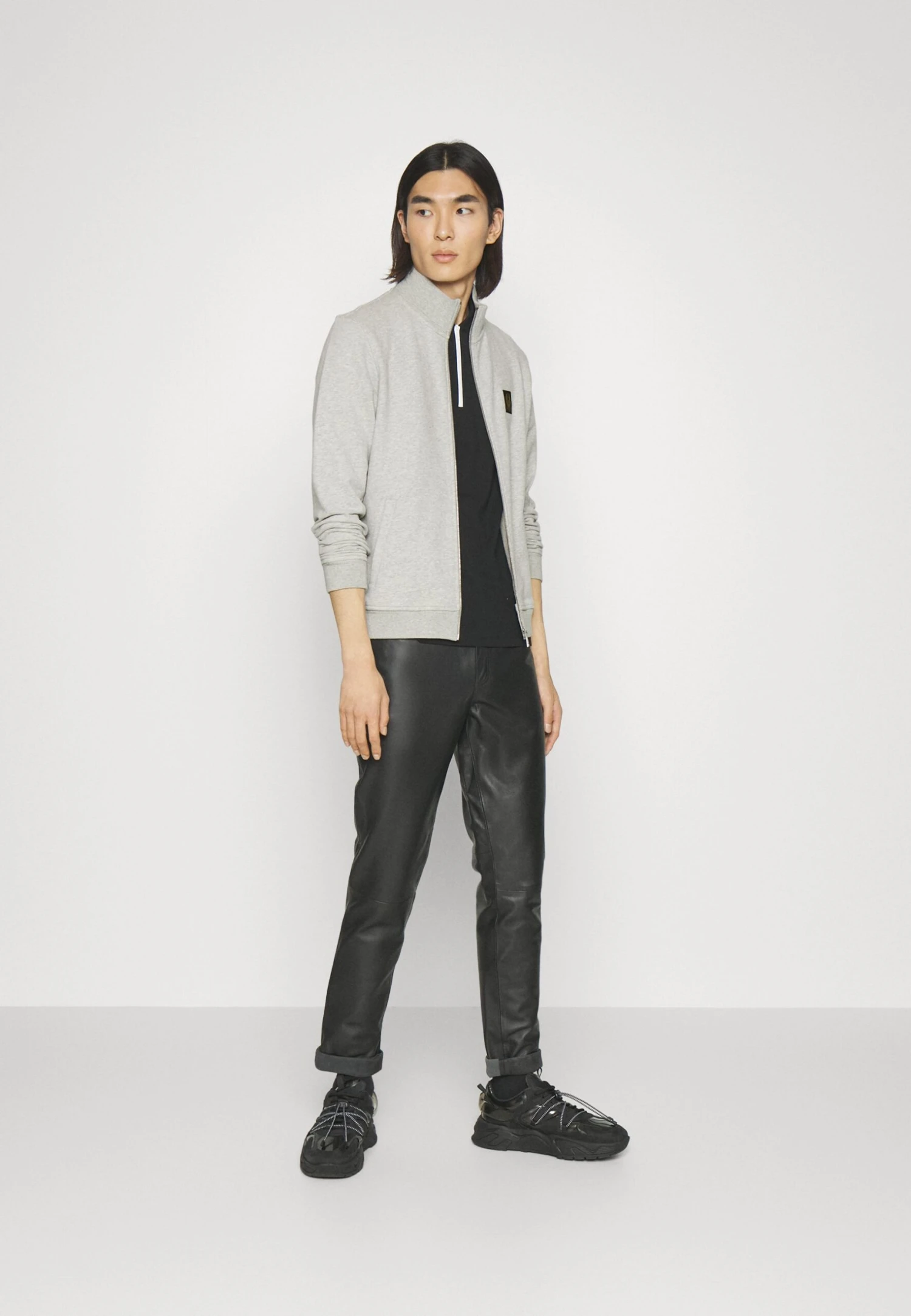 BELSTAFF Zip Through - Sudadera Con Cremallera - Old Silver Heather 4 BELSTAFF Zip Through - Sudadera Con Cremallera - Old Silver Heather - Imagen 2