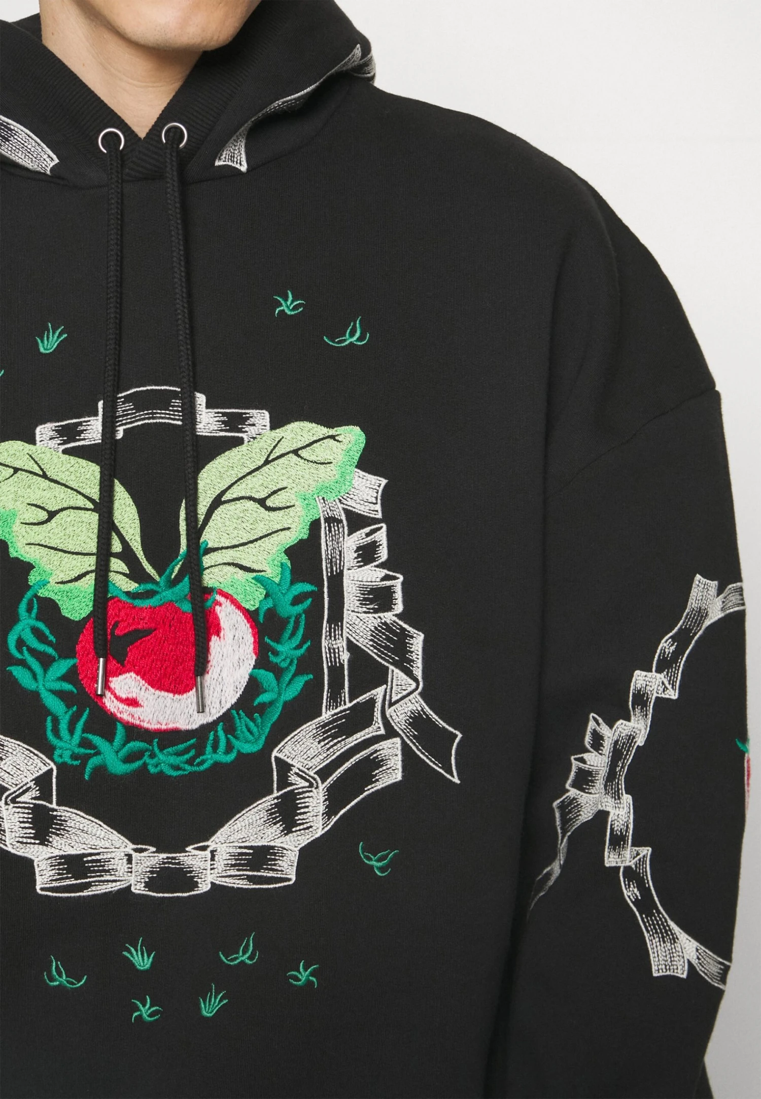 Henrik Vibskov Flying Hoodie - Jersey Con Capucha - Caviar 8 Henrik Vibskov Flying Hoodie - Jersey Con Capucha - Caviar - Imagen 6