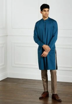 Next Signature Kurta- Camisa - Teal Blue -Blen Ropa Comercio ac3fd94cb8634eff8a6da2d11f39e241