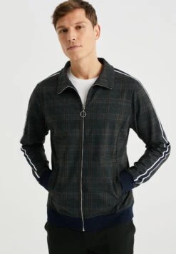 WE FASHION Met Dessin - Sudadera Con Cremallera - Multi-Coloured