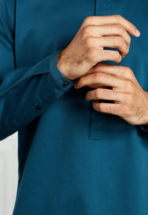 Next Signature Kurta- Camisa - Teal Blue 6 Next Signature Kurta- Camisa - Teal Blue -Blen Ropa Comercio ae21c72cfaad4fa3b533cbd4c4679f34