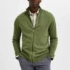 Selected Homme Berg Full Zip B Noos - Chaqueta De Punto - Vineyard Green