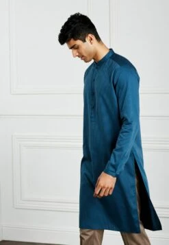 Next Signature Kurta- Camisa - Teal Blue -Blen Ropa Comercio b7cba040591041309bf4e6183d8e0a6d