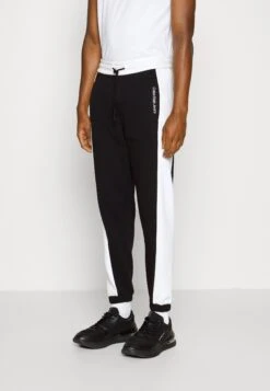 Calvin Klein Jeans Embro Logo Pant - Pantalones Deportivos - Black