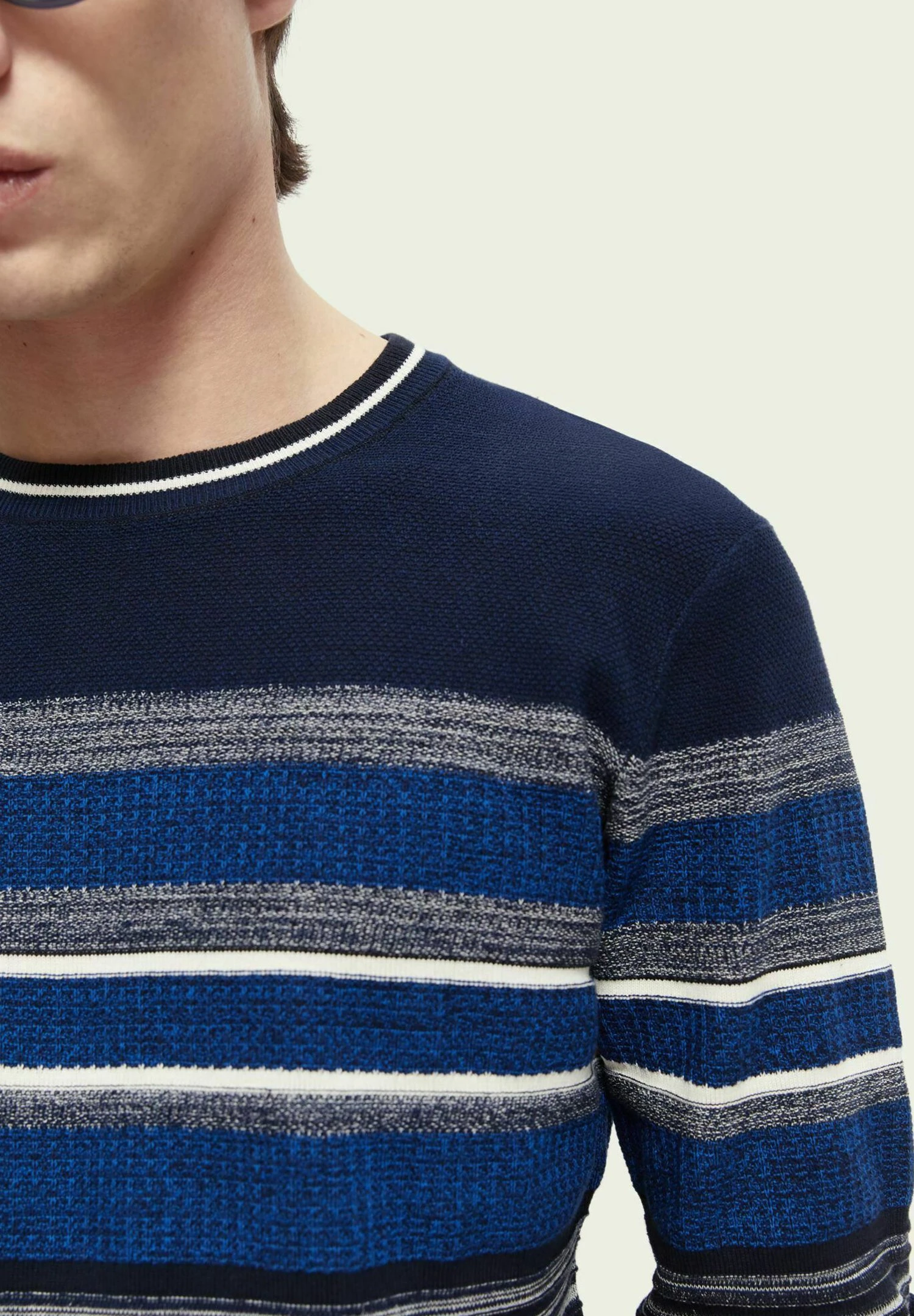 Scotch & Soda StructuredStriped Crewneck- Jersey De Punto - Combo A 6 Scotch & Soda StructuredStriped Crewneck- Jersey De Punto - Combo A - Imagen 4