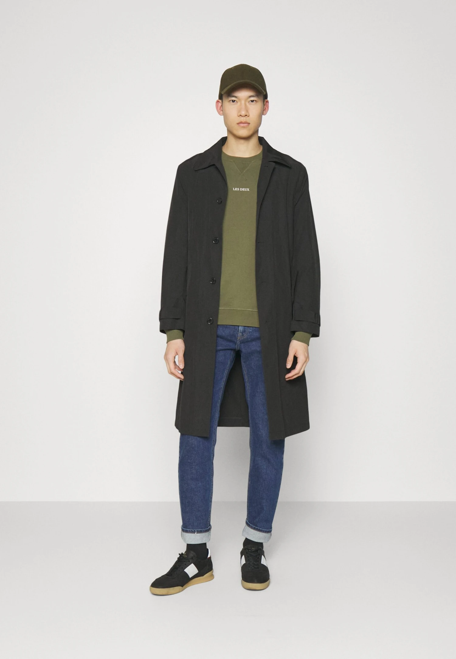 Les Deux Lens - Sudadera - Olive Night/Ivory 4 Les Deux Lens - Sudadera - Olive Night/Ivory - Imagen 2