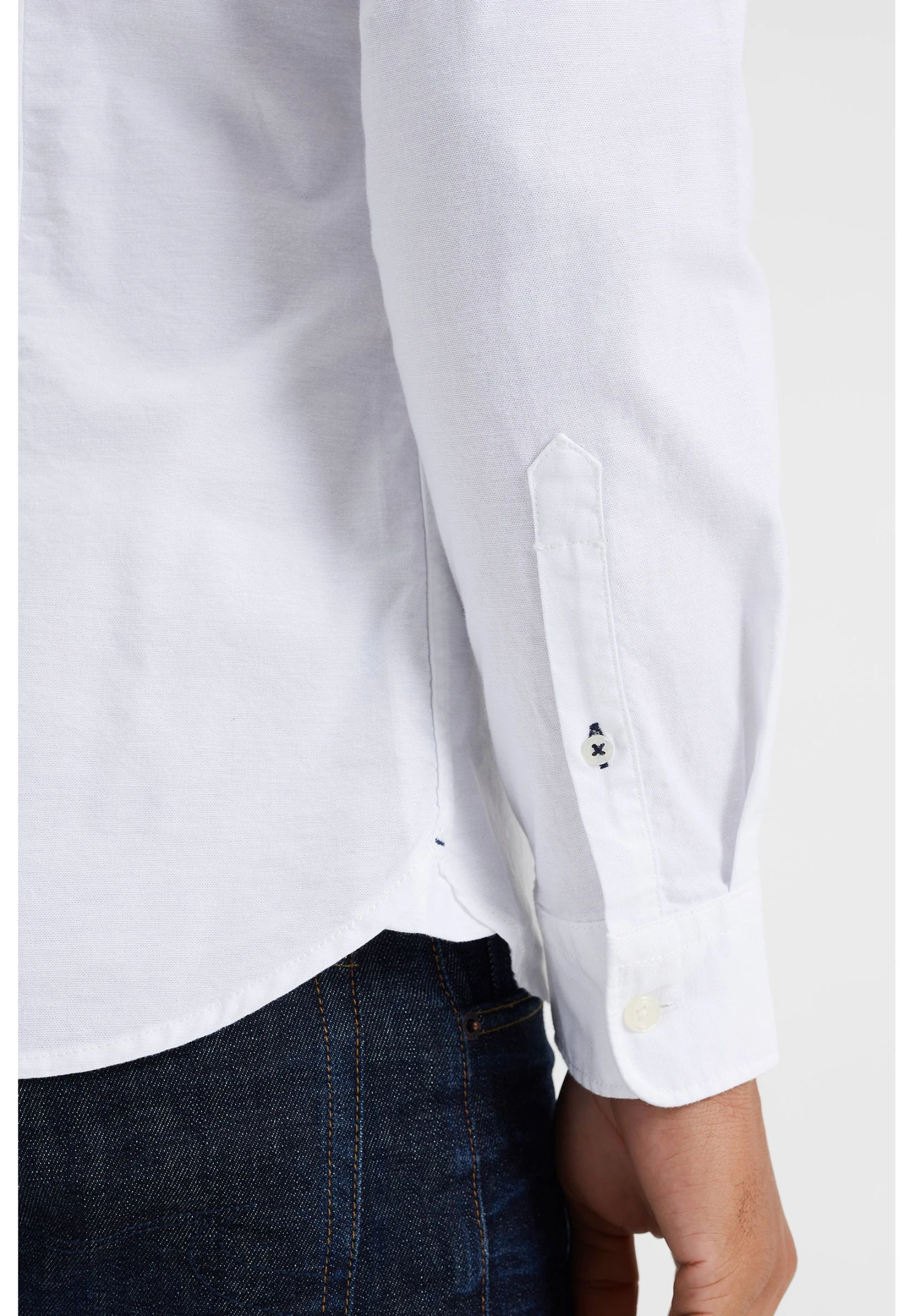 WE FASHION Slim Fit - Camisa - White 8 WE FASHION Slim Fit - Camisa - White - Imagen 6