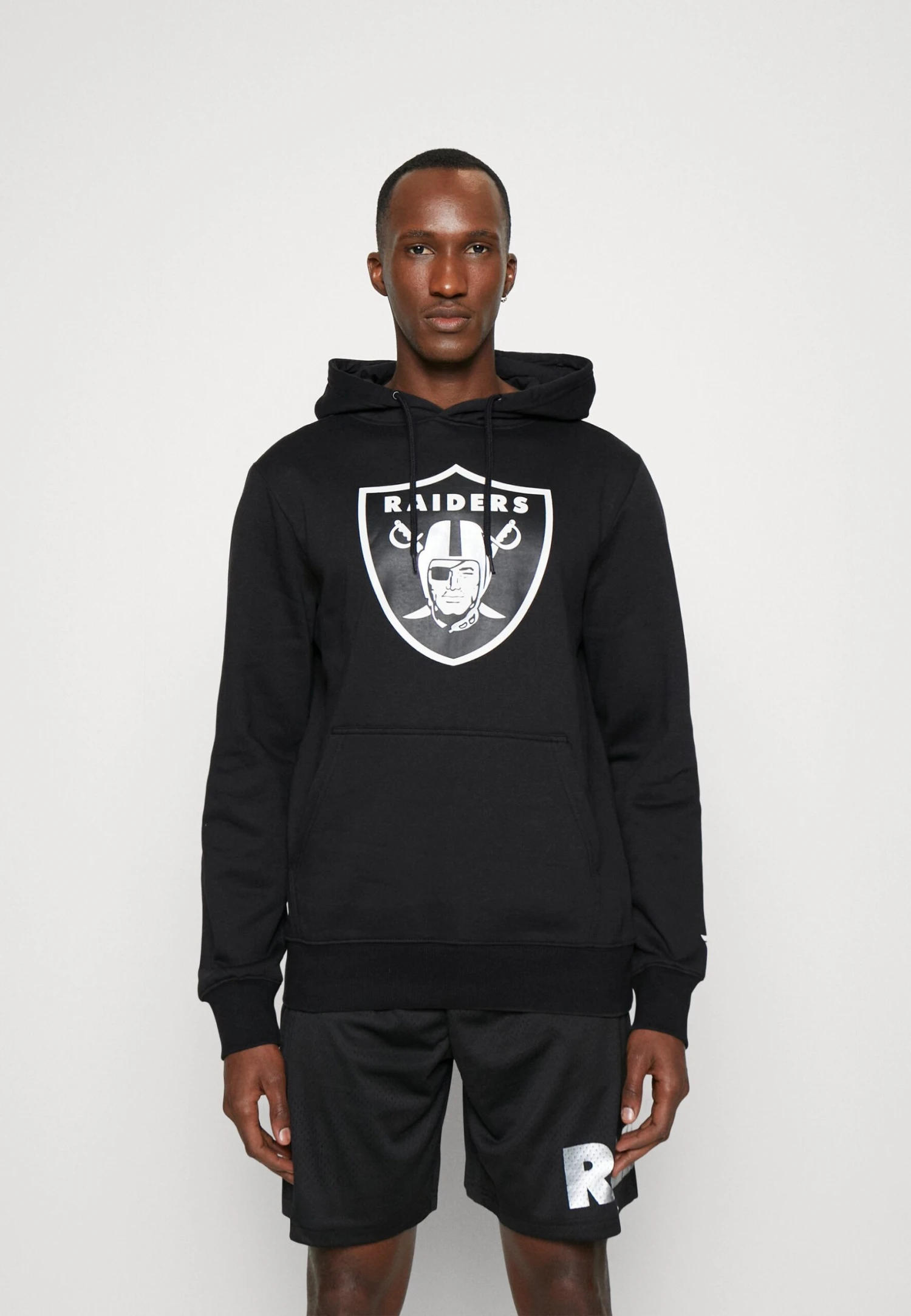 Fanatics Las Vegas Raiders Pull Over Hoodie - Jersey De Punto - Black 3 Fanatics Las Vegas Raiders Pull Over Hoodie - Jersey De Punto - Black