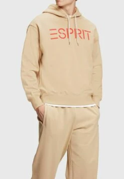 ESPRIT Logo - Jersey Con Capucha - Sand