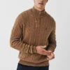 Next ChunkyZip Neck - Jersey De Punto - Brown -Blen Ropa Comercio ca5c638c18524c039b9b6cf5f0050619