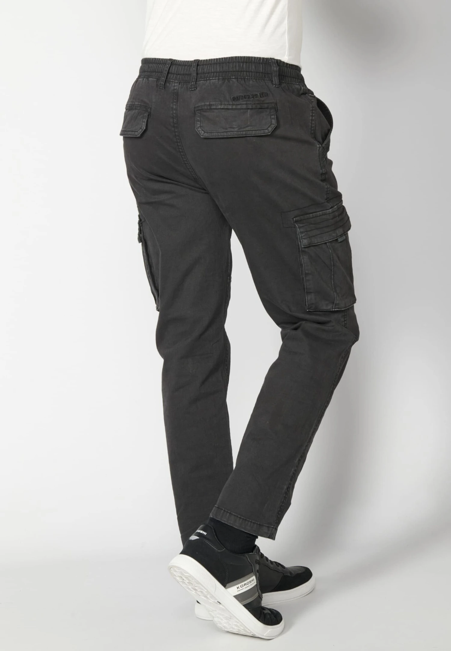 Koroshi Pantalones Cargo - Black 8 Koroshi Pantalones Cargo - Black - Imagen 6