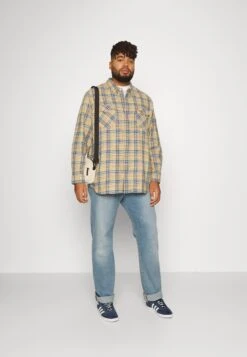 Levi's® Plus Big Relaxed Fit Western - Camisa - Beige/Blue -Blen Ropa Comercio cba830e7f38947e09a1fdad415659fcb