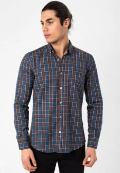 Daniel - Camisa - Navy Brown