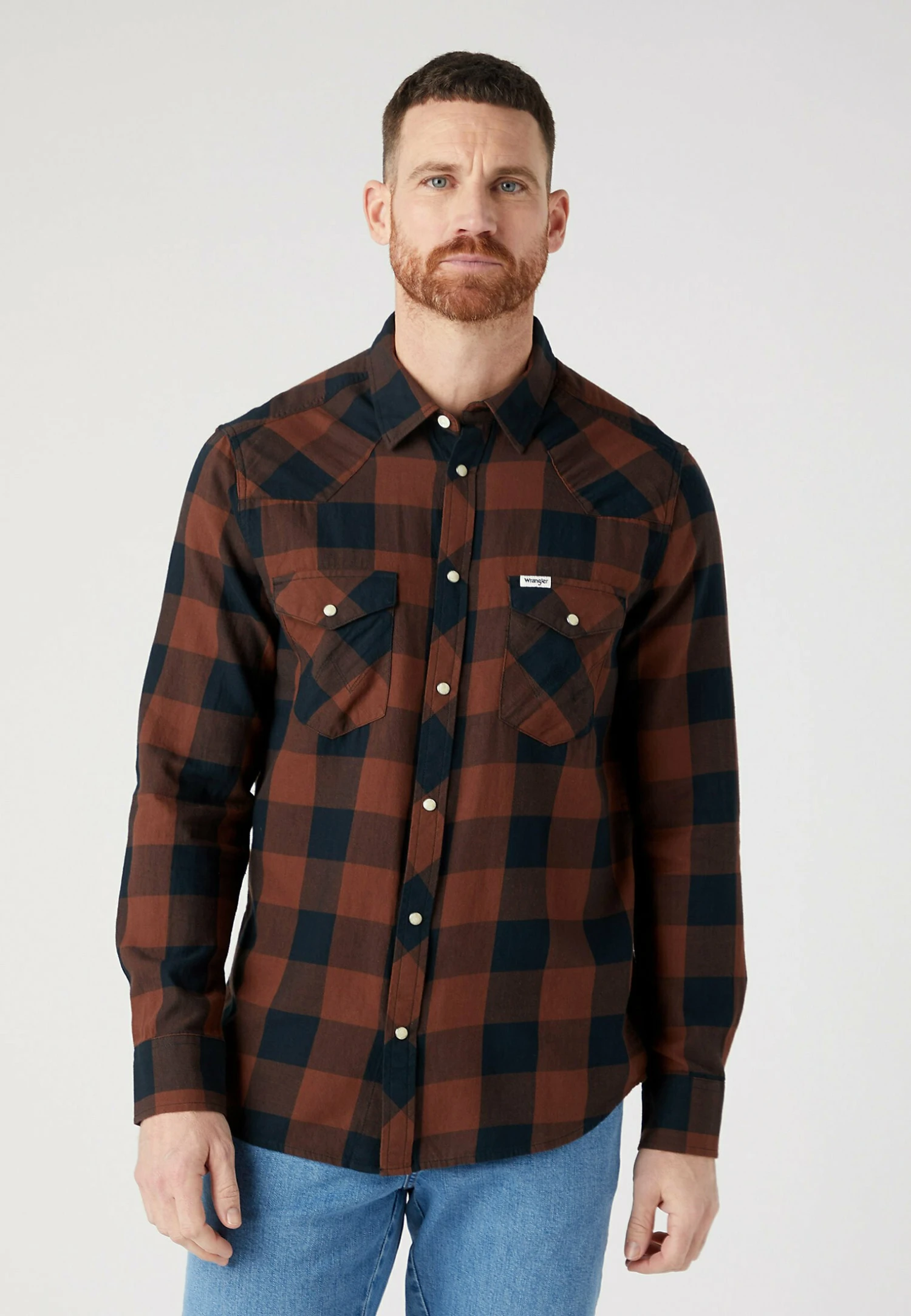 Wrangler Ls Western - Camisa - Potting Soil 3 Wrangler Ls Western - Camisa - Potting Soil