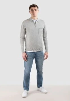 Lennox Half Zip - Jersey De Punto - Grey -Blen Ropa Comercio d068f6c4492946c2908690b7631ad81f