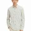 TOM TAILOR Denim Printed - Camisa - Creme Scratched Check Print -Blen Ropa Comercio d243520a9f0f468da14a8988bfcfd09f