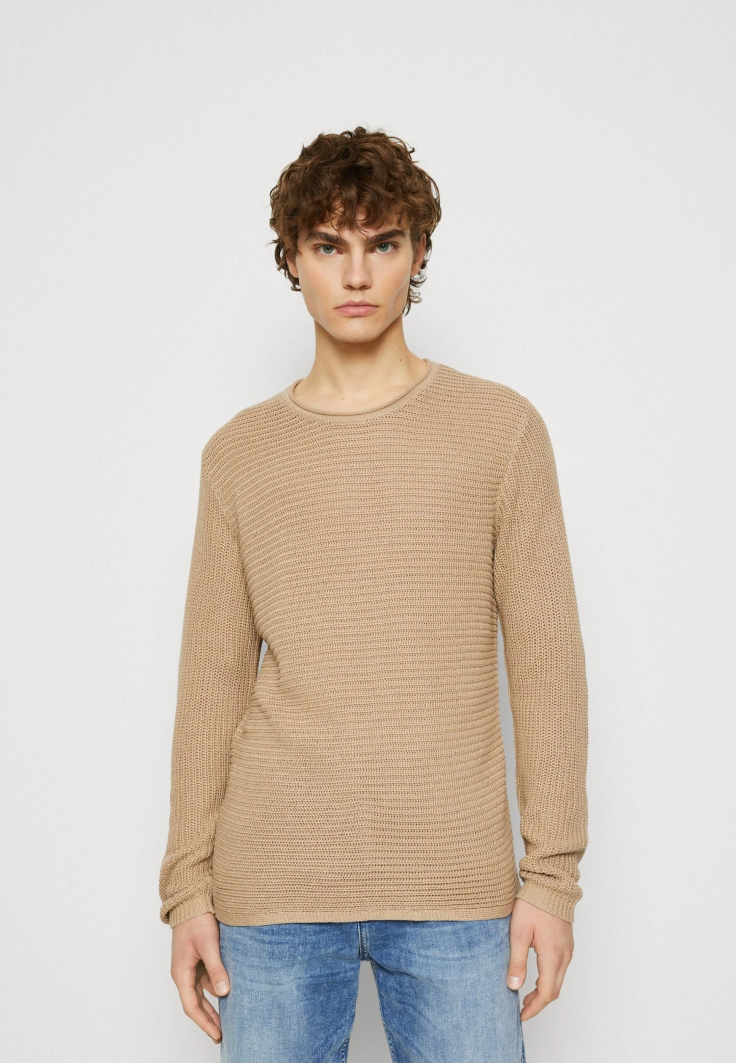 Jack & Jones Jjphil Crew Neck - Jersey De Punto - Crockery 3 Jack & Jones Jjphil Crew Neck - Jersey De Punto - Crockery