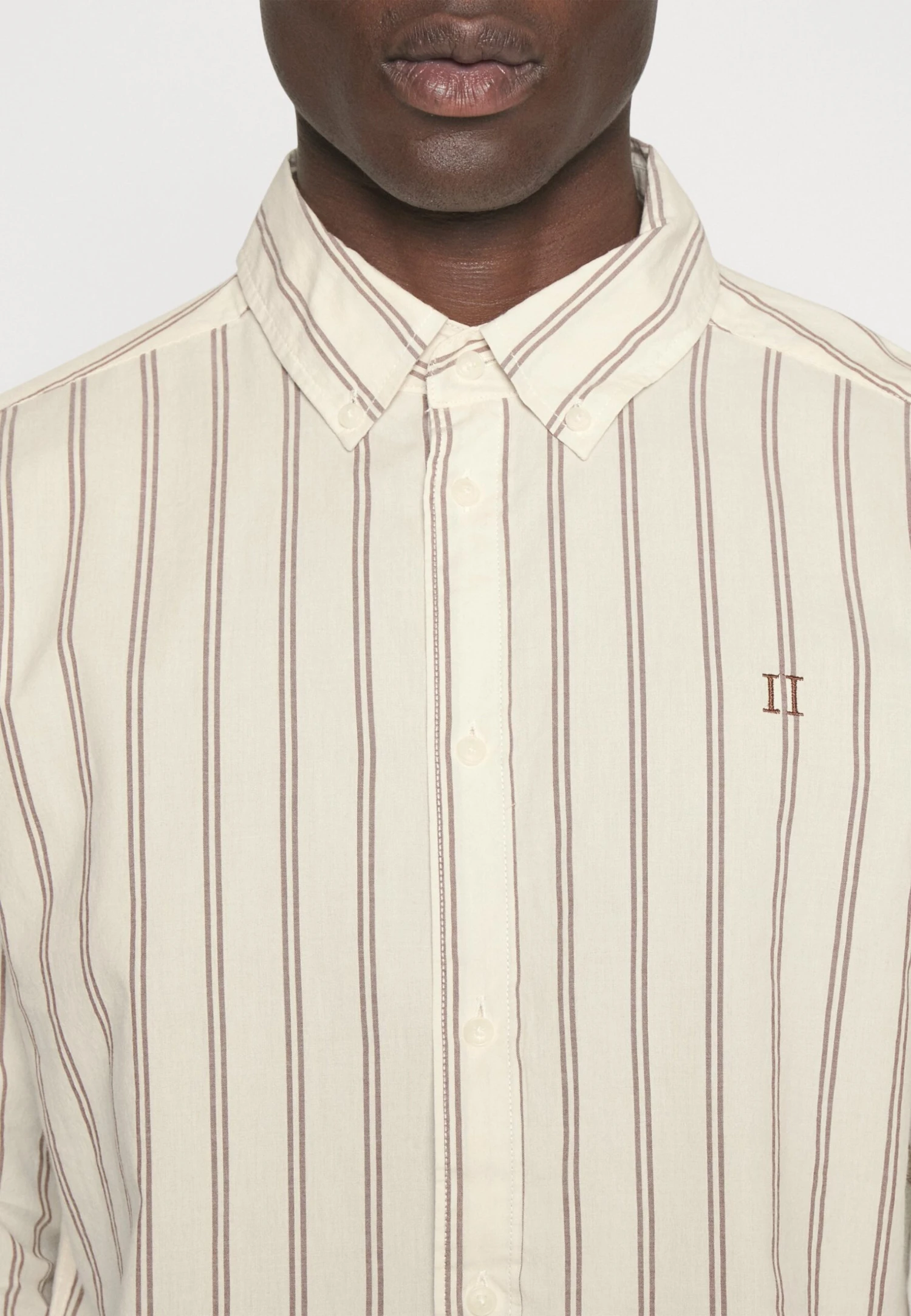 Les Deux Kristian- Camisa - Ivory/Warm Brown 8 Les Deux Kristian- Camisa - Ivory/Warm Brown - Imagen 6