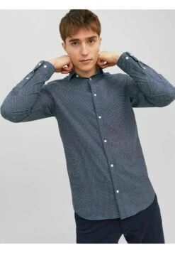JACK&JONES Premium Jprblablackpool Strech Ls Sn- Camisa - Navy Blazer -Blen Ropa Comercio d8b5683f0fa042deb44e88910871b2ce