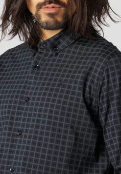 Aop Stretch- Camisa - Navy Big Check -Blen Ropa Comercio d943e25b98914defb0ba5eebfdce5316