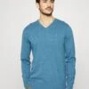 Tom Tailor V-Neck - Jersey De Punto - Medium Blue Ashes Melange 2 Tom Tailor V-Neck - Jersey De Punto - Medium Blue Ashes Melange -Blen Ropa Comercio dc7b23780f464af29dc0d2447042aecd