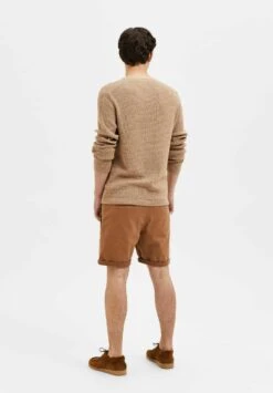 Selected Homme Slhrocks Crew Neck - Jersey De Punto - Toasted Coconut -Blen Ropa Comercio dd1bccdd6a794f04b34da777ee44c446