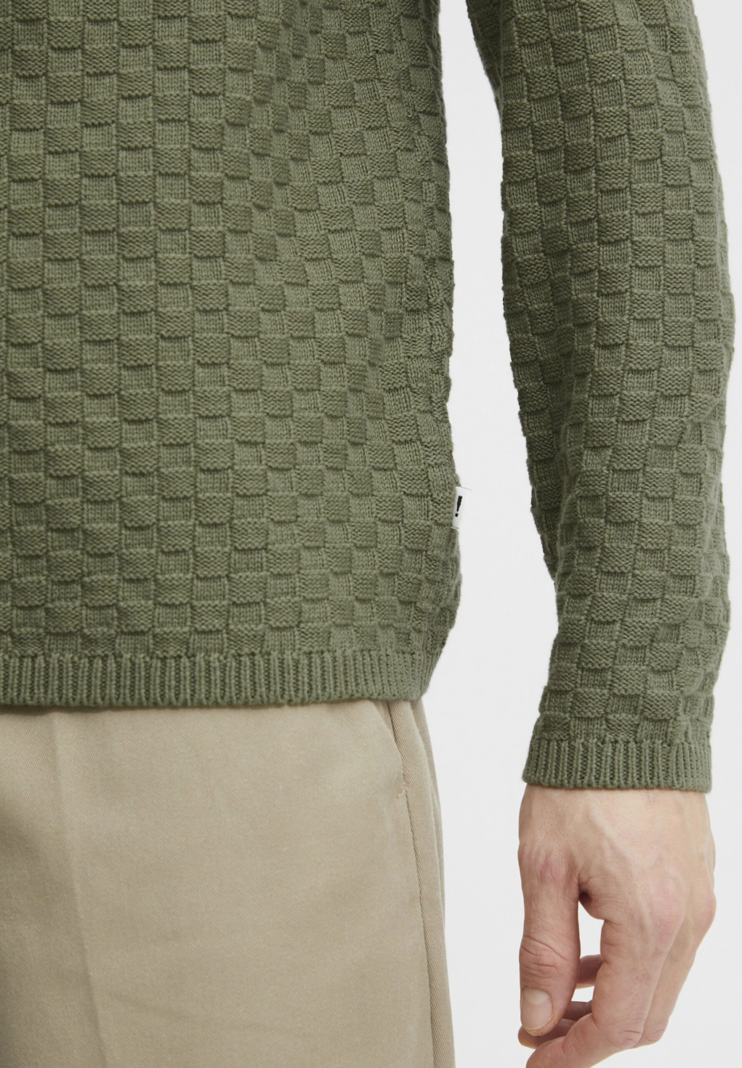 Solid Sdelijah - Jersey De Punto - Deep Lichen Green 7 Solid Sdelijah - Jersey De Punto - Deep Lichen Green - Imagen 5