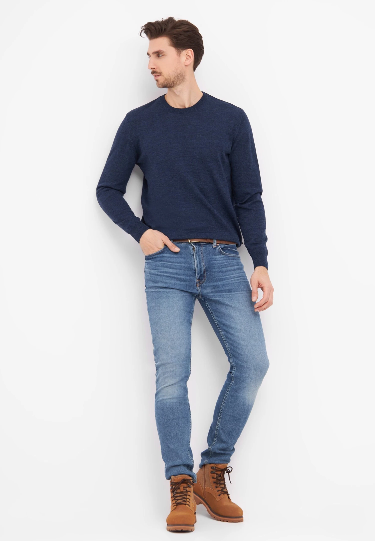 Clipper Milan - Jersey De Punto - Dark Blue Mouliné 4 Clipper Milan - Jersey De Punto - Dark Blue Mouliné - Imagen 2