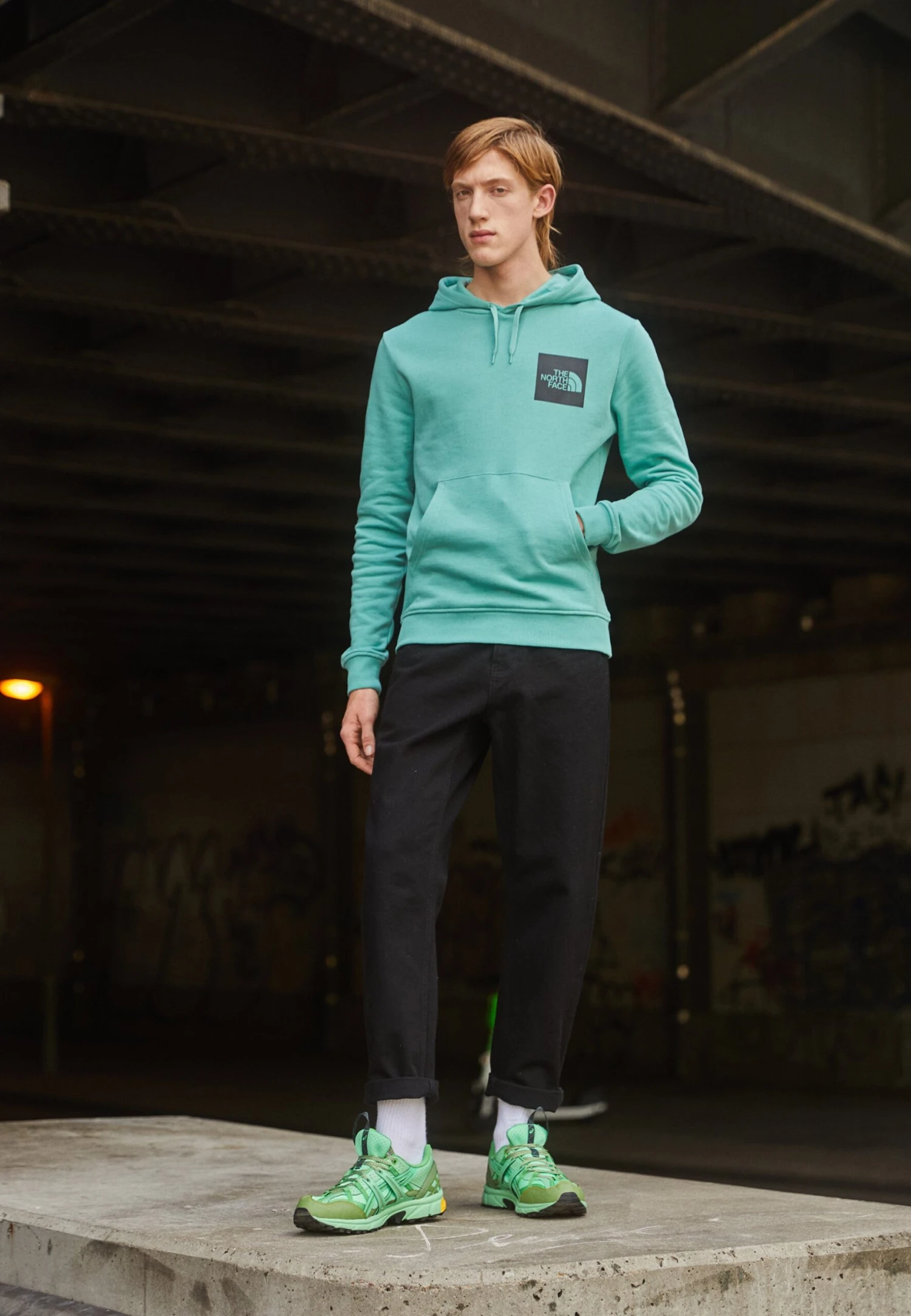 The North Face Fine Hoodie - Sudadera - Wasabi 4 The North Face Fine Hoodie - Sudadera - Wasabi - Imagen 2