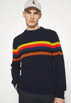 PAUL SMITH Crew Neck - Jersey De Punto - Dark Blue -Blen Ropa Comercio e02d11cc2779411993f434a2dd8c59cb