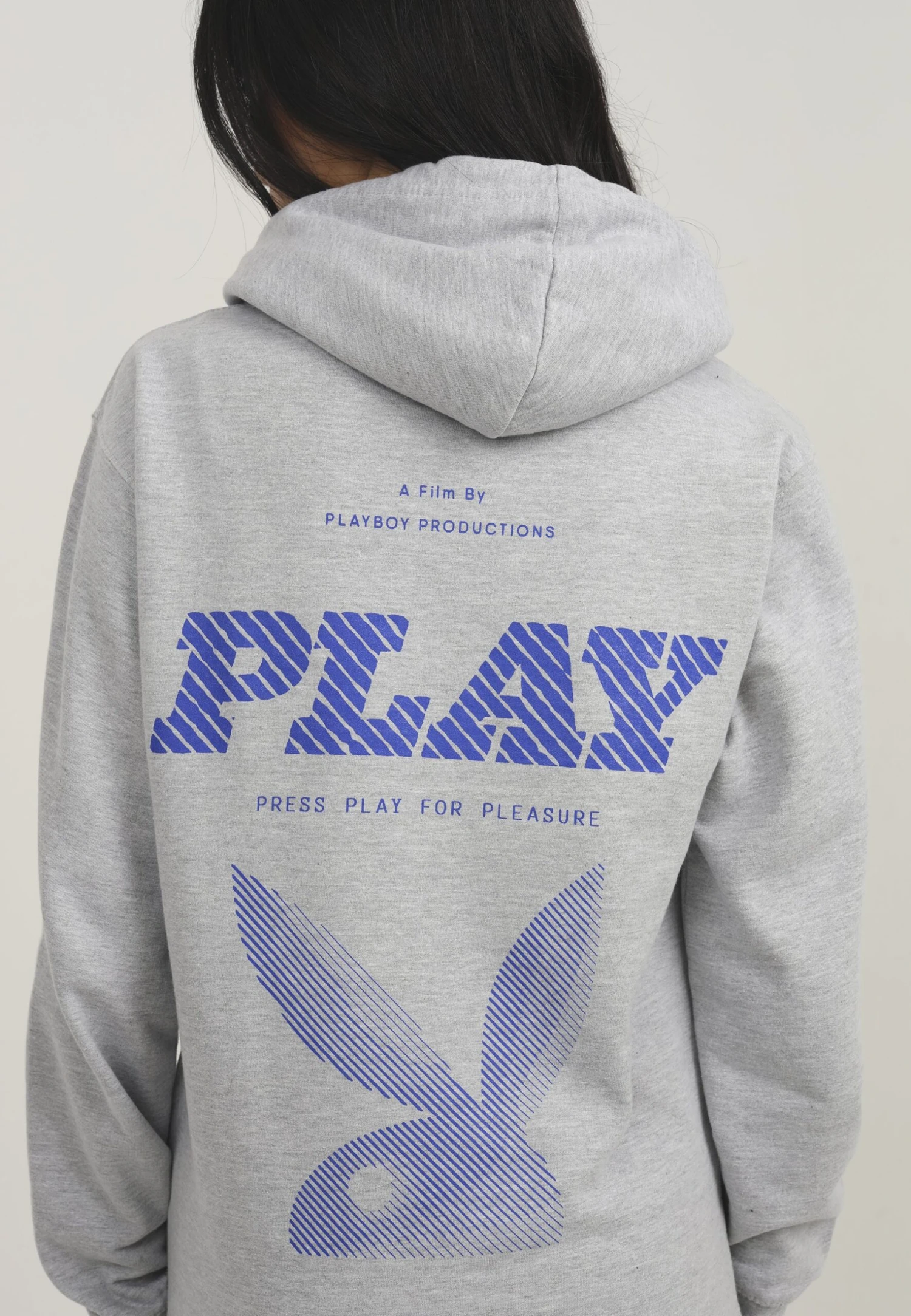 Playboy Productions Hoodie - Jersey Con Capucha - Heather Grey/Blue 8 Playboy Productions Hoodie - Jersey Con Capucha - Heather Grey/Blue - Imagen 6