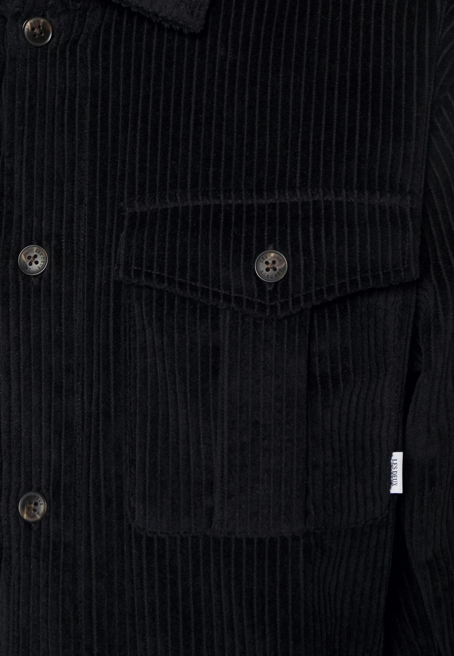 Les Deux Kelvin Heavy Hybrid - Camisa - Black 8 Les Deux Kelvin Heavy Hybrid - Camisa - Black - Imagen 6