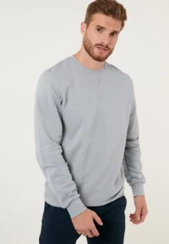 Crew Neck Basic - Sudadera - Light Grey -Blen Ropa Comercio e5ad256410564ce38c3596d3cbc572c7