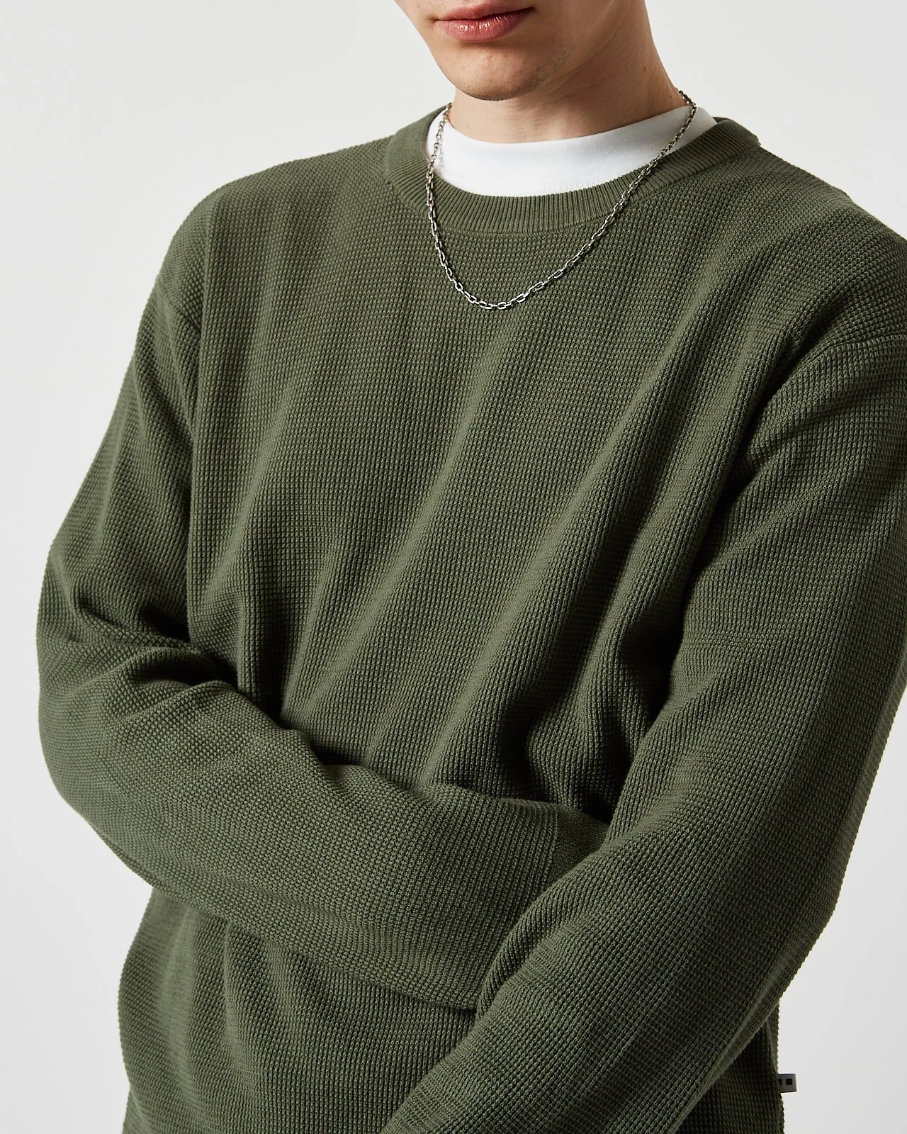 Minimum Jalmar - Jersey De Punto - Olive 6 Minimum Jalmar - Jersey De Punto - Olive - Imagen 4