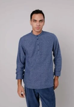 Brava Fabrics Alaska Flannel Mao - Camisa - Blue