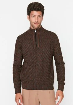 Trendyol Jersey De Punto - Brown