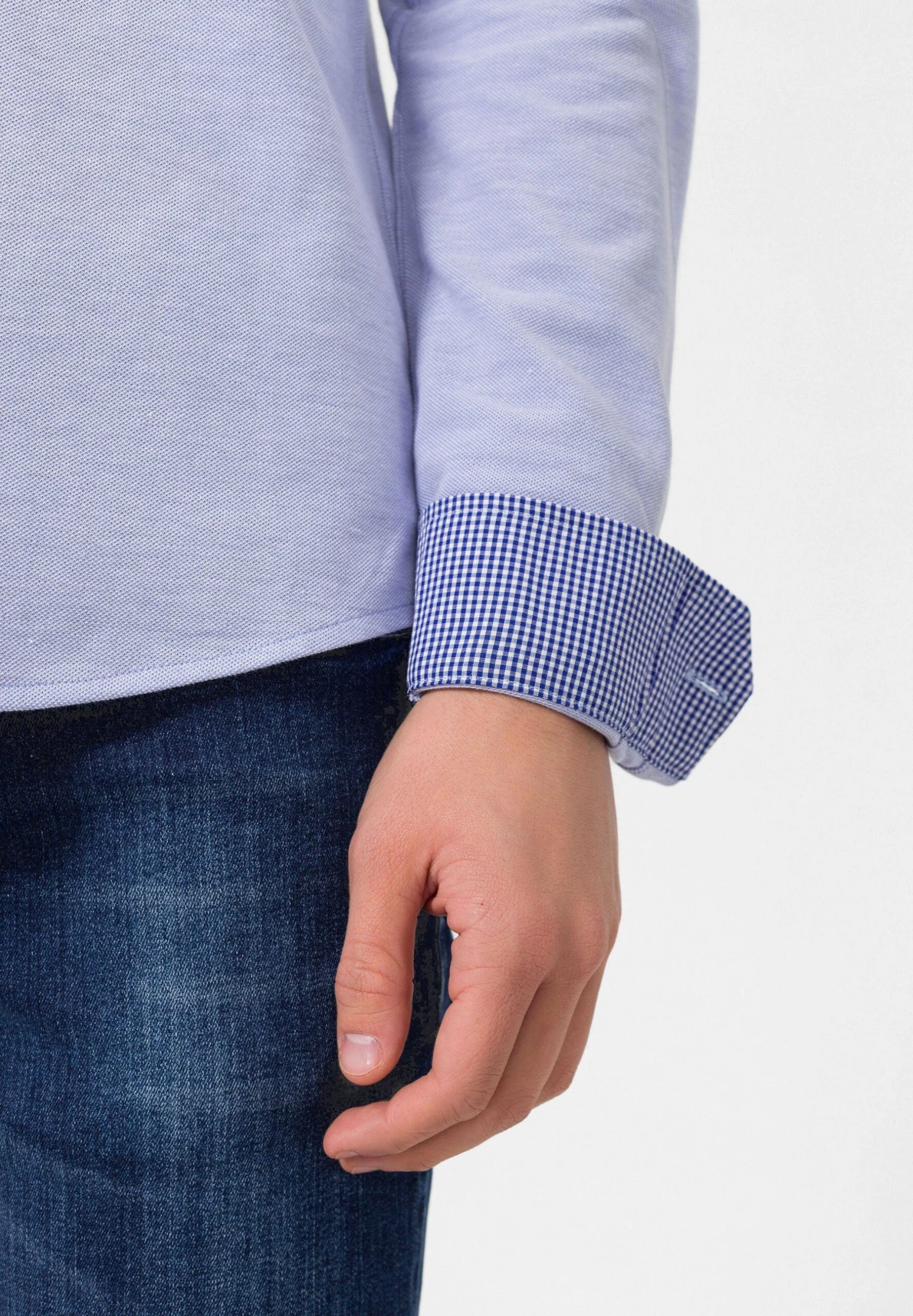 Camisa - Blue Melange 7 Camisa - Blue Melange - Imagen 5