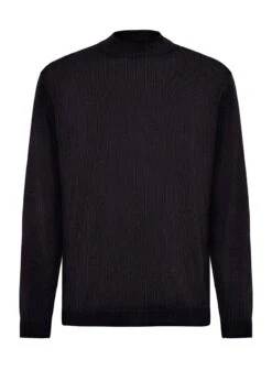 Mock Polo Neck- Jersey De Punto - Navy Blue -Blen Ropa Comercio ebe4daea4d3d4692b7298b1523f1e41b