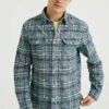 WE FASHION Regular-Fit Mit Muster - Camisa - Blau -Blen Ropa Comercio ec11a0595a78484385e20a0080028248