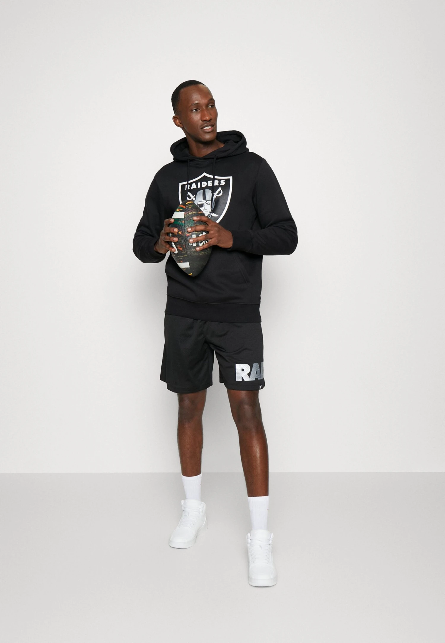 Fanatics Las Vegas Raiders Pull Over Hoodie - Jersey De Punto - Black 4 Fanatics Las Vegas Raiders Pull Over Hoodie - Jersey De Punto - Black - Imagen 2