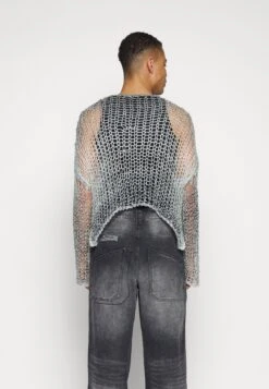 Jaded London Dusk Loose Jumper - Jersey De Punto - Grey -Blen Ropa Comercio ec48cd6c780d47f8b489a14b2d22cc10