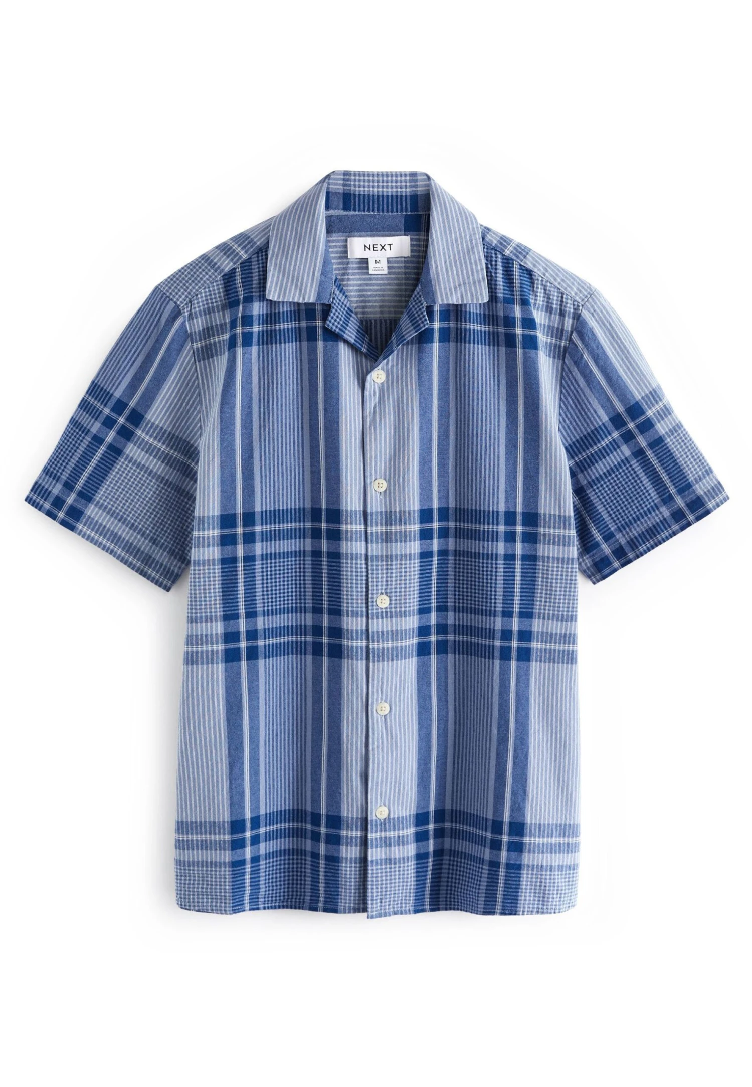 Next Textured Check Standard - Camisa - Navy Blue 6 Next Textured Check Standard - Camisa - Navy Blue - Imagen 4