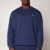 Silas Crew - Sudadera - Blue Melange