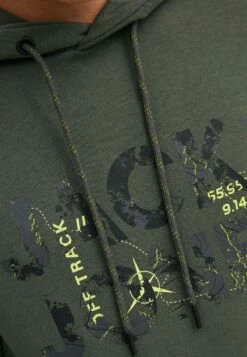 Jack & Jones Tech Logo - Jersey Con Capucha - Forest Night -Blen Ropa Comercio f18075899a7c405fba0776b9ea021627