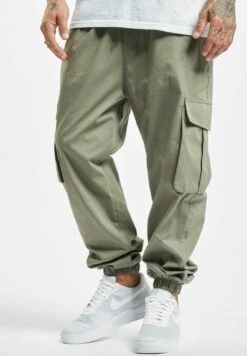 DEF Flo - Pantalones Cargo - Olive