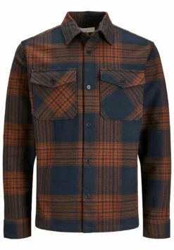Jack & Jones Plus Size Kariertes - Camisa - Cambridge Brown