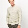 Profuomo 1/2 Zip - Jersey De Punto - Off White -Blen Ropa Comercio f4068182aa3649bda7fcc6a3e3e9932e
