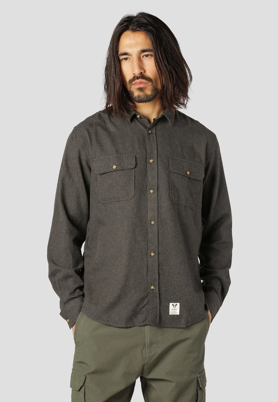 Fat Moose Glenn- Camisa - Dark Grey 3 Fat Moose Glenn- Camisa - Dark Grey